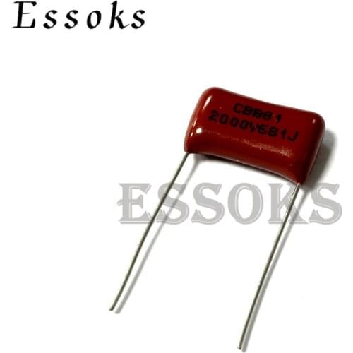 10PCS 2000V681J 680PF Pitch 15mm 0.68NF 2000V 2KV 681 681J CBB Polypropylene film capacitor