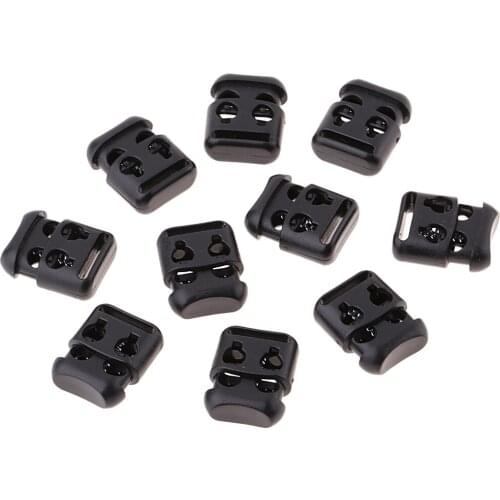 10PCS Durable Shoelaces Cord Locks Drawstrings Small Drawstring Toggle Stopper
