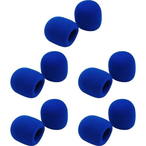 Blue Microphone Cover Microphone Windscreen Foam Cover Top Grade 10 Pack