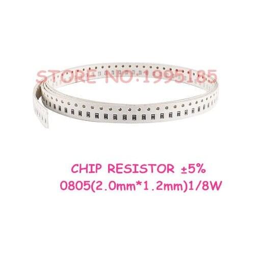 100pcs/lot 0805 SMD Resistor 5% 10K ohm 103 2.0*1.6mm Free Shipping