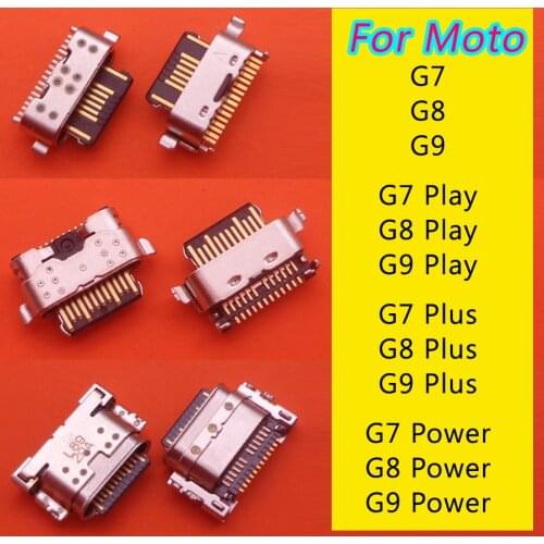 20pcs Type C USB Charging Charge Port Dock Socket Connector For Motorola Moto G7 G8 G9 Plus Play Power