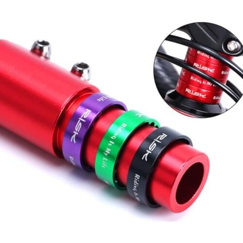 5Pcs Bicycle Headset Washer Fork Spacers kit Handlebar Washer Ring Gasket Front Fork MTB Bicycle Bike Stem MTB Road Bike