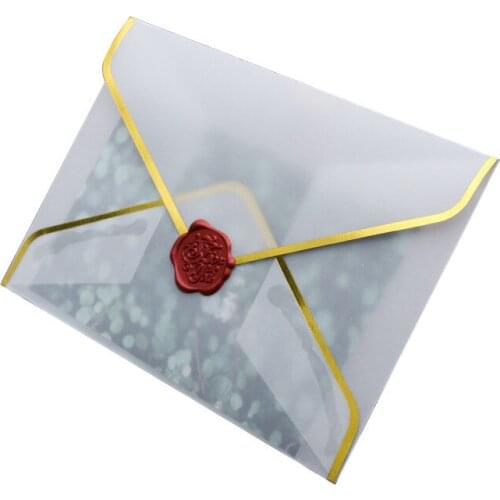 50Pcs Translucent Paper Envelopes for Invitations Cute Vintage Envelopes Wedding Invitation Envelope 17.5x12.5cm Cash Envelope