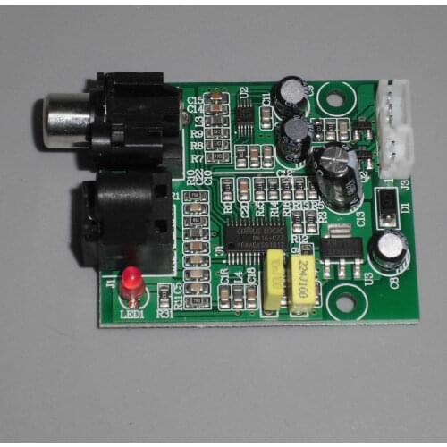 DAC Digital Decoder CS8416+CS4344 Optical Fiber Coaxial Digital Signal Input Stereo Audio Output Decod For power Amplifier