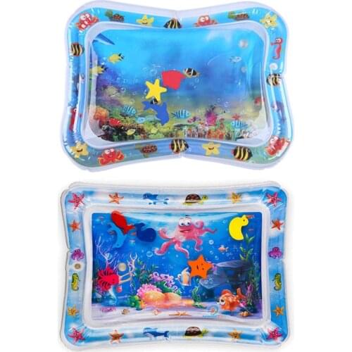 Baby Water Mat Inflatable Cushion Summer Infant Toddler Water Play Mat for Children Early Education Developing Baby Toy Dropship