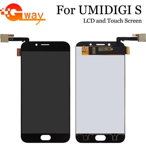 FSTGWAY For 5.5" inch UMI UMIDIGI S LCD Display+Touch Screen LCD Digitizer Glass Panel Replacement+Free Tools