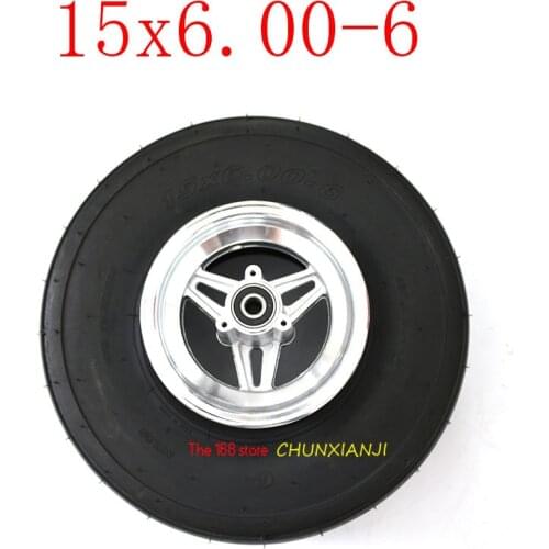 Good Quality for Small Harley Widened Tire 15x6.00-6 Motorcycle Rim, Tubeless Tire Four Wheel Tire Vacuum Road Tire