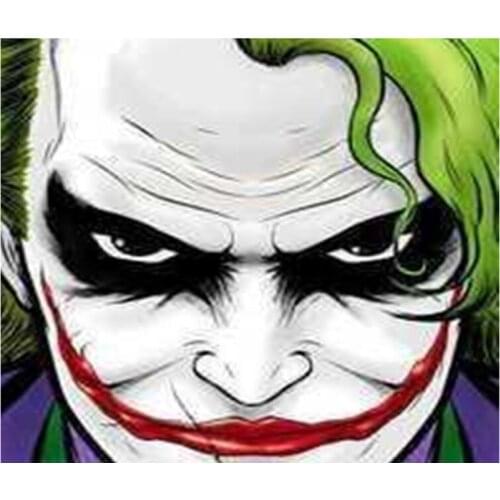 Angry Clown Male Figure DIY Paint By Numbers DIY Oil Painting Big Size Birthday Gift for Child Art Decor Wall Picture 60x75cm