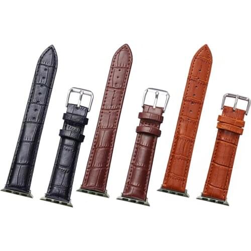 Leather Loop for iWatch 5 4 3 2 1 Strap for Apple Watch Band 38mm 42mm 40mm 44mm Leather Apple Watch Band Wrist Watch Bracelet