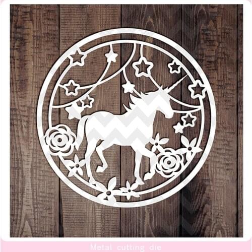 Round dreamy Animal lace Metal Cutting Dies for DIY Scrapbooking Photo Album Decorative Embossing Paper Card Crafts Die Cut 2019