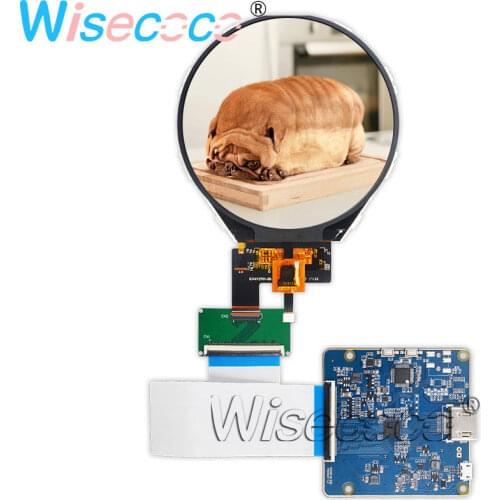 3.4 Inch IPS Circular Round LCD Display 800*800 Screen With PCAP Touch Panel HDMI To MIPI Controller Board For Monitor