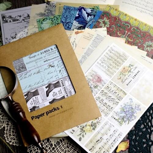 KSCRAFT Vintage Design Paper Packs for Scrapbooking DIY Projects/Photo Album/Card Making Crafts
