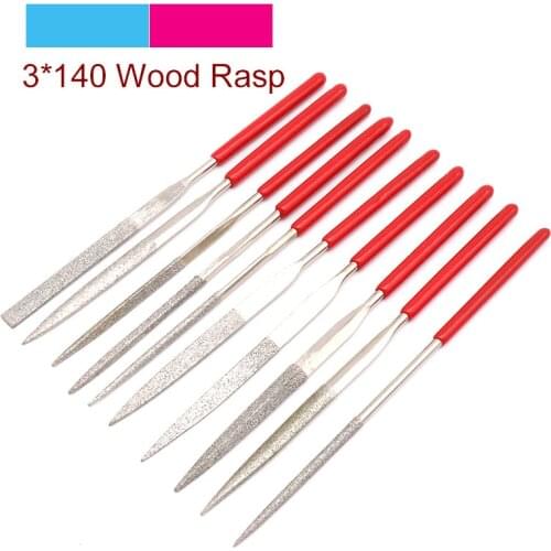 1/10pcs Assorted Diamond Coated Needle File Set Mini Rasp For Ceramic Glass Steel Hobbies And Crafts Woodworking Hand File Tools