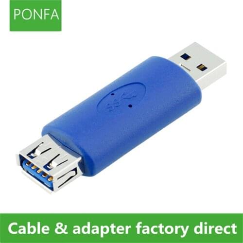 Fast Speed USB3.0 Type A Male to Male & Female Connector Plug Adapter USB 3.0 Converter for Laptop U Disk USB Flash Drive