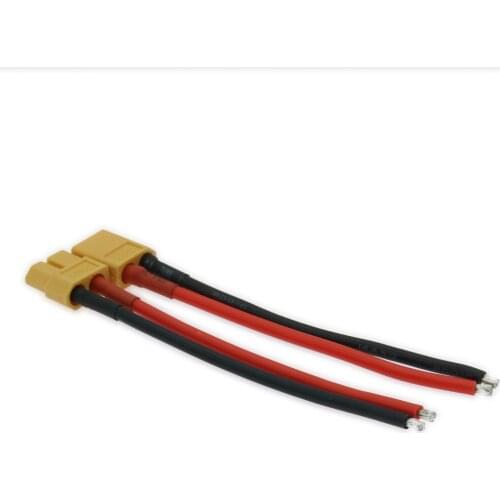 RCAWD 100mm 1pc Male Plug&1pc Gold-Plated Female Plug Xt60 Connector Silicone Cable 14awg For Lipo Battery Charger RCAWD