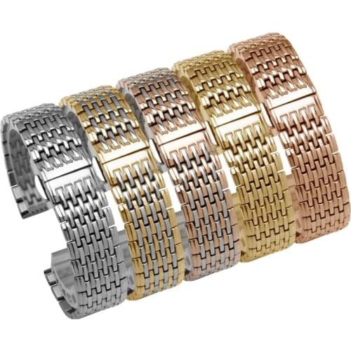 Quality stainless steel watchbands 13mm 18mm thin metal watch chain replacement female strap for LA GRANDE CLASSIQUE series