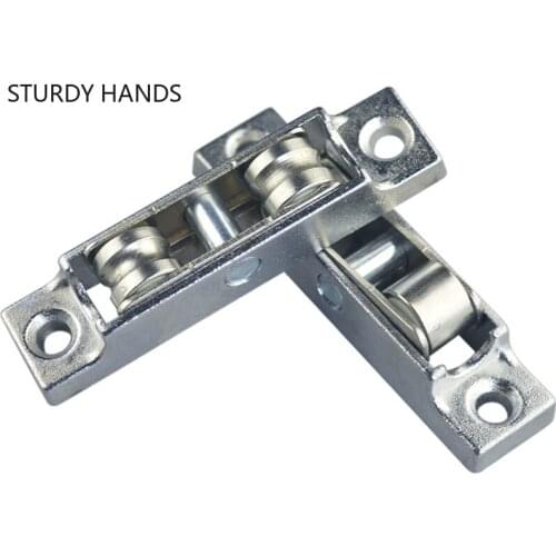 4pcs/lot 88 Type Sliding Doors and Windows Pulley Metal Window Zinc Alloy Rollers Heavy Bearing Rollers Cupboard Door Wheels