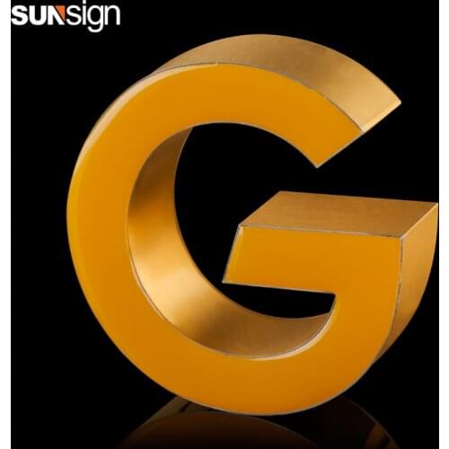 Led epoxy resin for signage wholesale resin letter custom metal letter sign for advertising