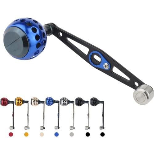 EKfan Strong Durable 8*5mm Hole Single Fishing Reel Handle Aluminum Alloy Fishing Reel Rocker For Daiwa Baitcast Reel