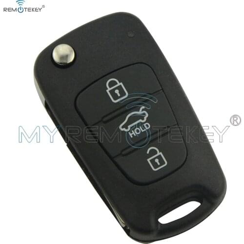 Flip remote key with 46chip 3 button TOY48 434Mhz for Hyundai elantra car remote key remtekey