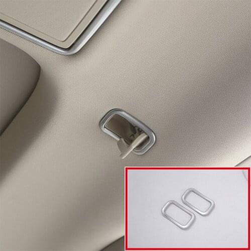 2 Pcs For Mercedes Benz S class W222 s320 s350 S400 2014-2017 Car-styling ABS Chrome Car Roof Hook Cover Trim Car Accessory
