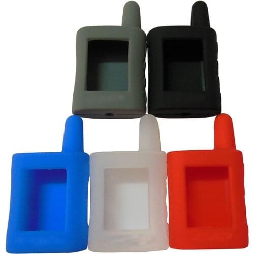 5 colors for Scher-Khan Magicar A/B Silicone Case for Two Way Car Alarm Scher Khan A/B LCD Remote Cover