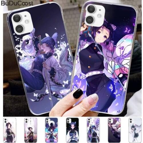 Hrmes Anime ghost blade butterfly Phone Case for iPhone 8 7 6 6S Plus X XS MAX 5 5S SE XR 11 Cover