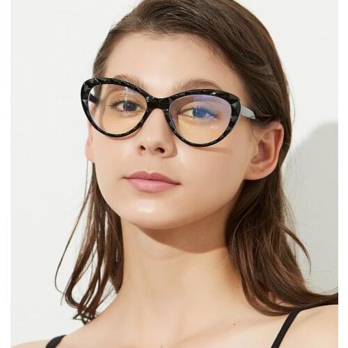 2020 Unisex Anti Blue Rays Computer Glasses Women Cat Eye Frame Blue Light Blocking Gaming Eyewear Men Anti Eyestrain Eyeglasses