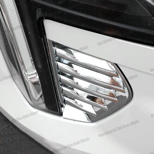 Lsrtw2017 Car Front Rear Fog Light Lamp Decoration Chrome Styling for Cadillac Xt4 2018 2019 2020 2021 Accessories Auto Decor