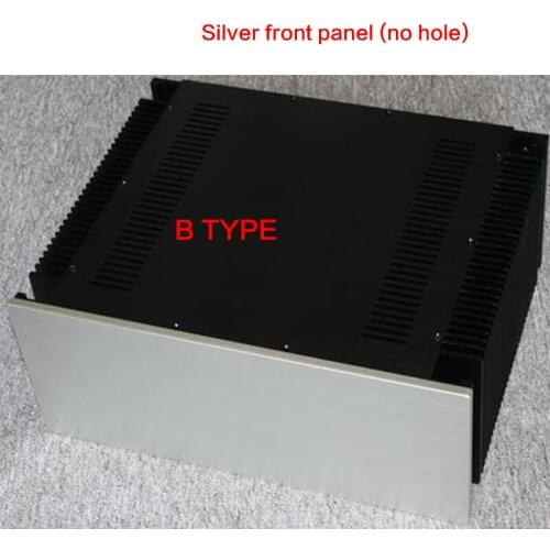 390*480*210MM All-aluminum Power Amplifier Chassis DIY Post-level Class A Power Amplifier Audio Case Power Shell Nonporous