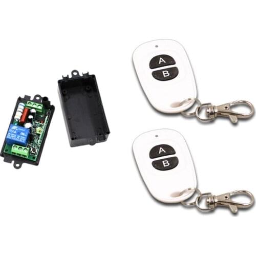 AC 110V 220V Remote Control Switch Systerm 1CH 10A RF Relay Receiver Transmitter Remote Control 315Mhz/433Mhz Freeshipping