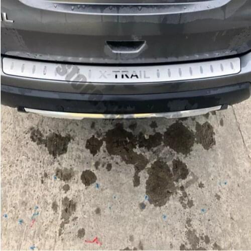 Car styling Stainless Steel Rear Bumper Protector Sill Trunk Tread Plate Trim rear styling For Nissan X-Trail T32 2014-2020
