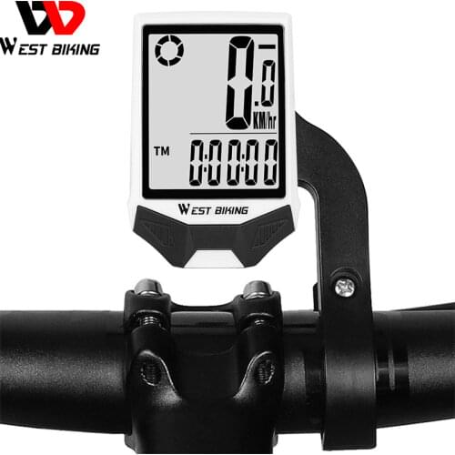 WEST BIKING Wireless Bicycle Computer IP66 Waterproof Bike Speedometer LED Backlight Odometer MTB Road Cycling Bike Accessories