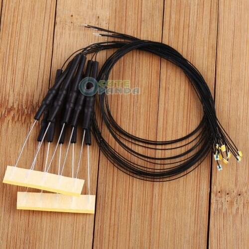 Bright White L0805GW 10pcs Pre Wired SMD 0805 Led Lamp Light Set 12V ~ 18V