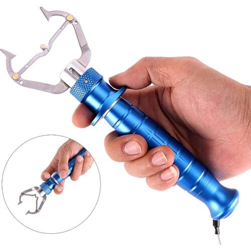 Aluminum Alloy Fish Grip Fishing Control Device Auto Shrink Fish Nose Pliers Fishing Tool Accessories Fishing Gear Supplies 2021