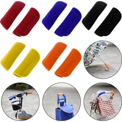 2pcs Baby Stroller Armrest Cover For Carriage Front Handle Pram Cart Multifunctional Armrest Protector Baby Stroller Accessories