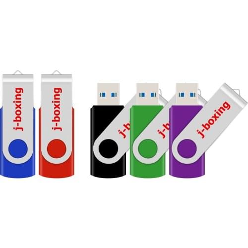 5PCS 32GB USB 3.0 Flash Drive Metal High Speed Flash Memory Stick Rotating usb 3.0 64GB Pendrive Flash Stick for Desktop Laptop