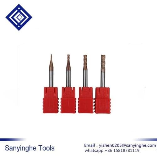 Free shipping cnc cutting tools 5 pcs/lots 60 degrees tungsten steel milling cutter cnc router bit Alloy coated end mill