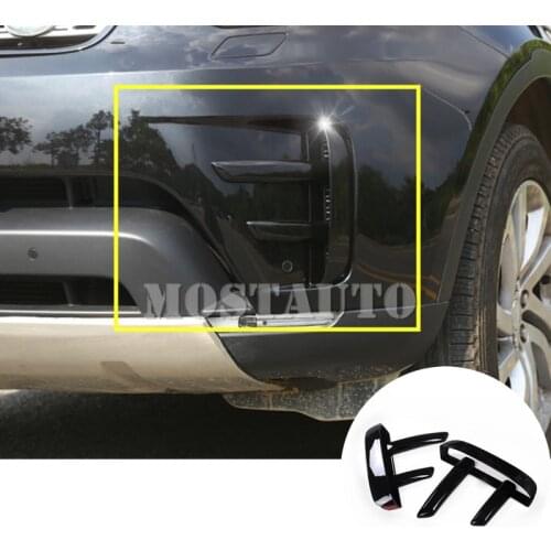 For Land Rover Discovery 5 L462 ABS Front Bumper Grille Air Vent Cover 2017-2018 2pcs Car Accessories Interior Car Decor