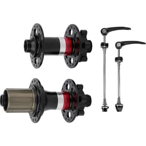 GUB Bike Hub with Quick Release Skewer Alloy Mountain Bicycle Disc Brake Hub 32 Holes 8‑11 Speed 72 Ring for MTB Road Bike