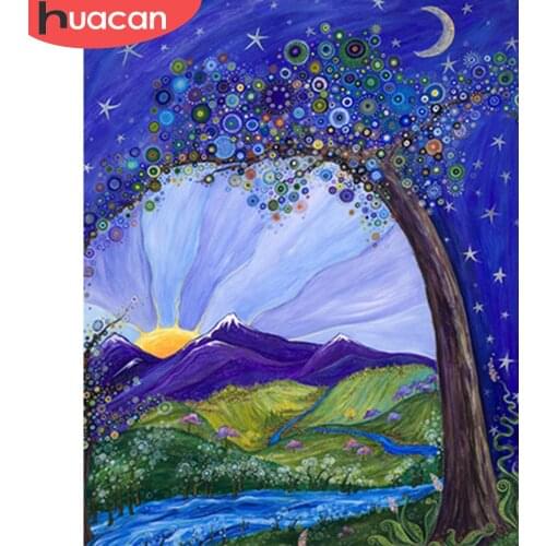 Настенные картины в детскую Huacan China At AliExpress