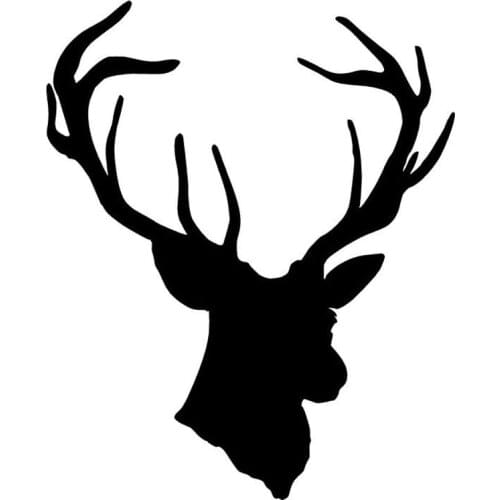 Hot Sell Personality Creative Deer Head Hunting Stickers Car Styling Vinyl Car Stickers Motorcycl Accessories Decals PVC