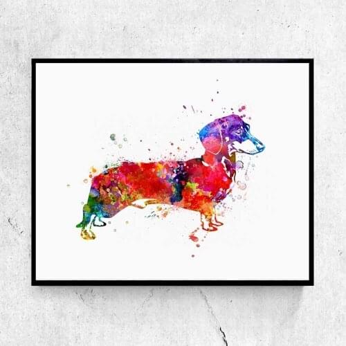 Animal Dog Dachshund Printed 11CT Cross Stitch Complete Kit DIY Embroidery DMC Threads Painting Sewing Hobby Craft Package