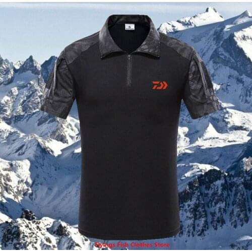 2021 Daiwa Fishing Clothes Summer Sun Protection Fishing T Shirt Breathable Anti-Mosquito Outdoor Camping Travel Fishing Shirt