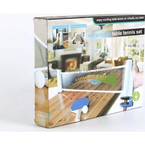 Professional Table Tennis Sports Trainning Set Racket Blade Mesh Net Ping Pong Student Sports Equipment Simple Portable