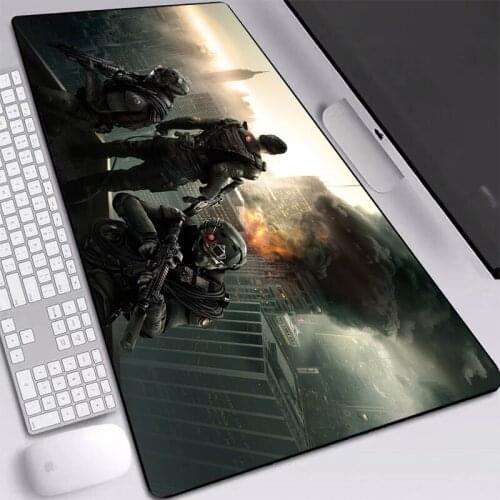 Rainbow Six Siege 90x40cm Rubber Super Big PC Desktop Pad Gamer Gaming Mouse Pads XL Desk Keyboard Mat for Computer Laptop