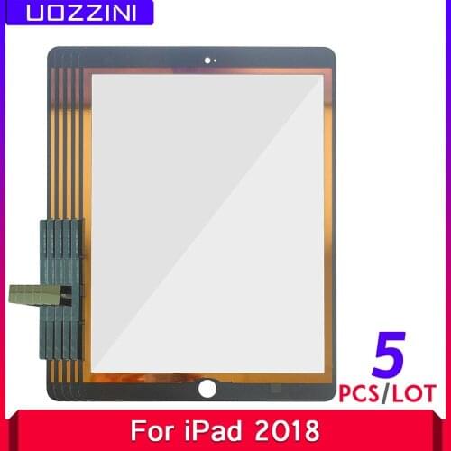 5 Pcs/Lots Touch For iPad 2018 A1893 A1954 Screen Digitizer Front Glass Touch Panel 100% Tested For iPad 6 6th Gen