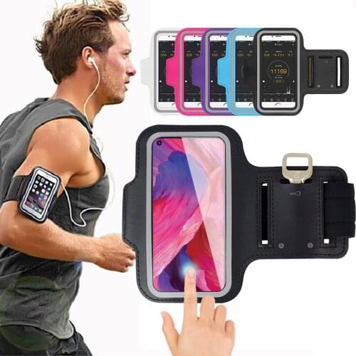 Sports Running Hand ArmBand for OPPO A94 A74 A54 A15 A15S A73 A53 A53s A72 A52 A31 A91 Phone Case for A5 A9 2020 A11K A12 A7