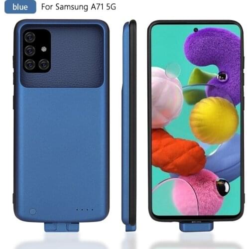 A71 5G Battery Charger Cases For Samsung Galaxy A71 5G Phone Battery Charger Batterie Externe Power Bank 5000mAh Case Battery