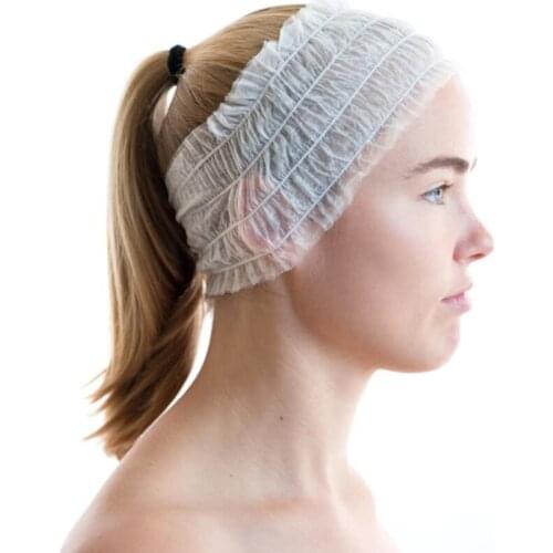 100pcs Disposable Headband Stretch Non-Woven Headband Beauty Salon SPA Travel Portable Turban Makeup Bathing Tool Accessories